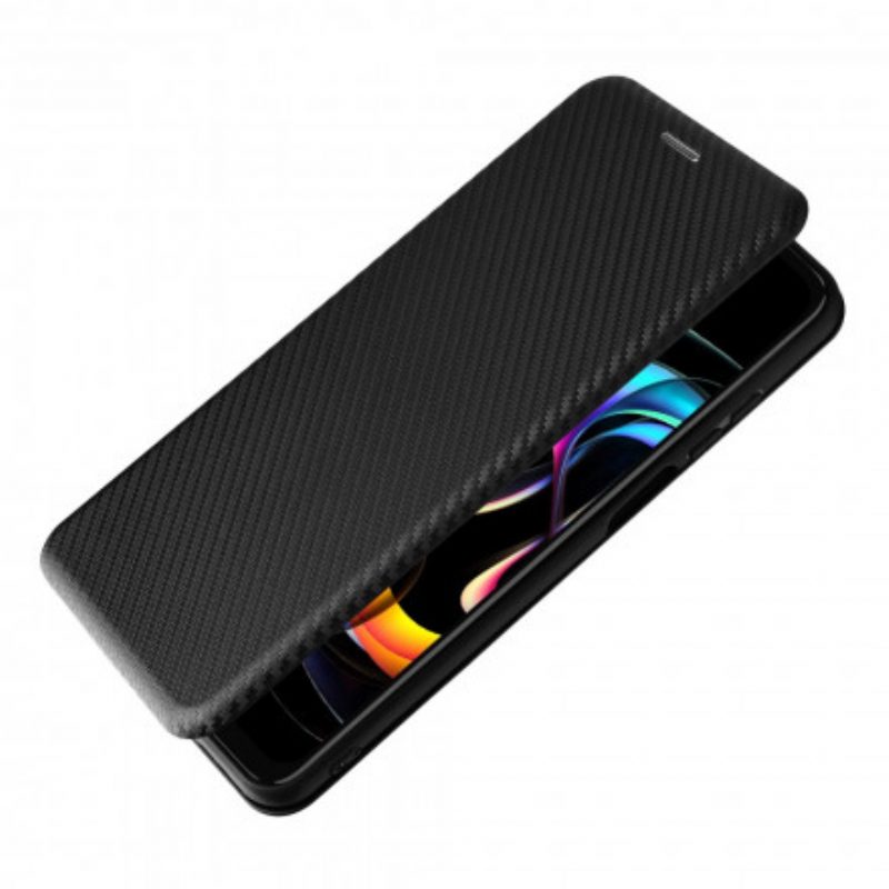 Schutzhülle Für Motorola Edge 20 Lite Flip Case Farbiges Carbon-silikon