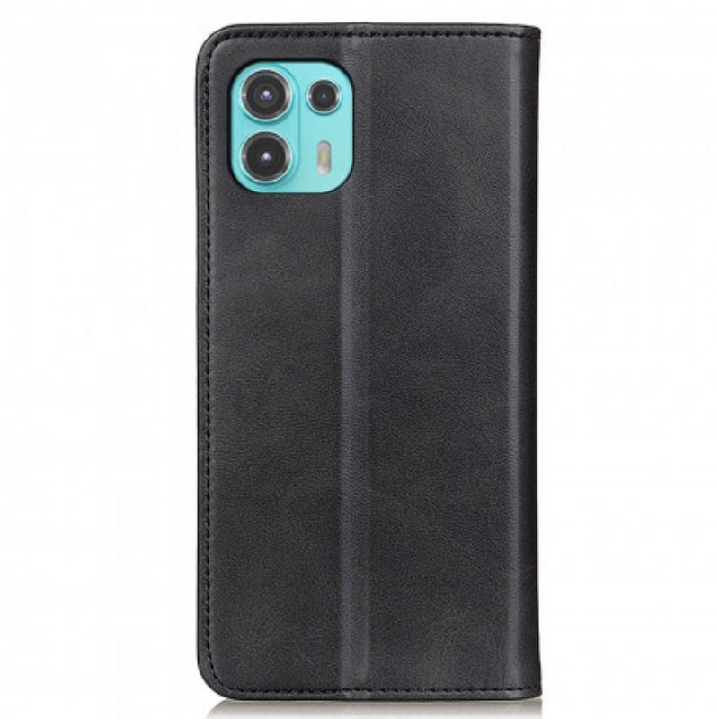 Schutzhülle Für Motorola Edge 20 Lite Flip Case Spaltleder-design