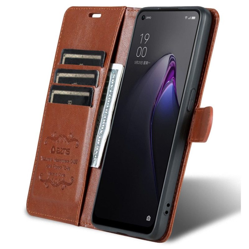 Flip Case Für Oppo Reno 8 Azns-kunstleder