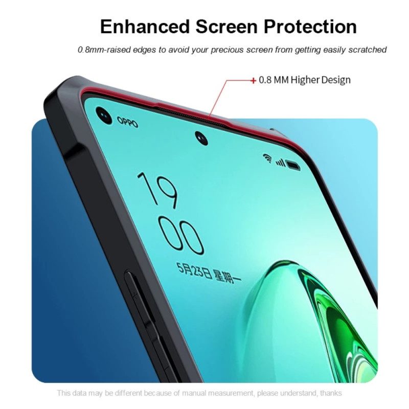 Hülle Für Oppo Reno 8 Transparenter Hybrid