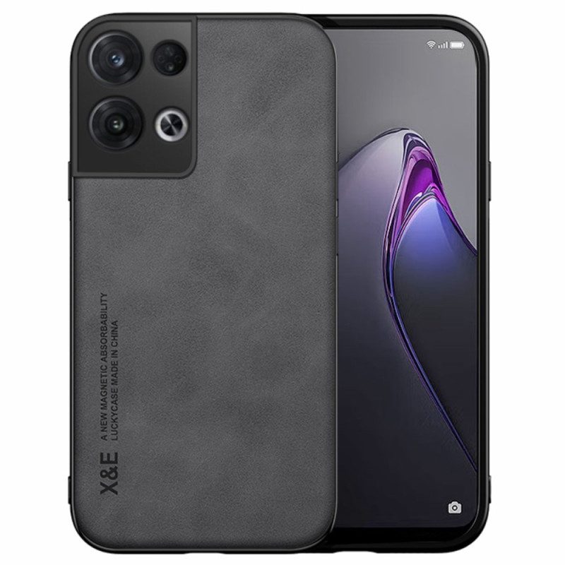 Hülle Für Oppo Reno 8 X&e-ledereffekt