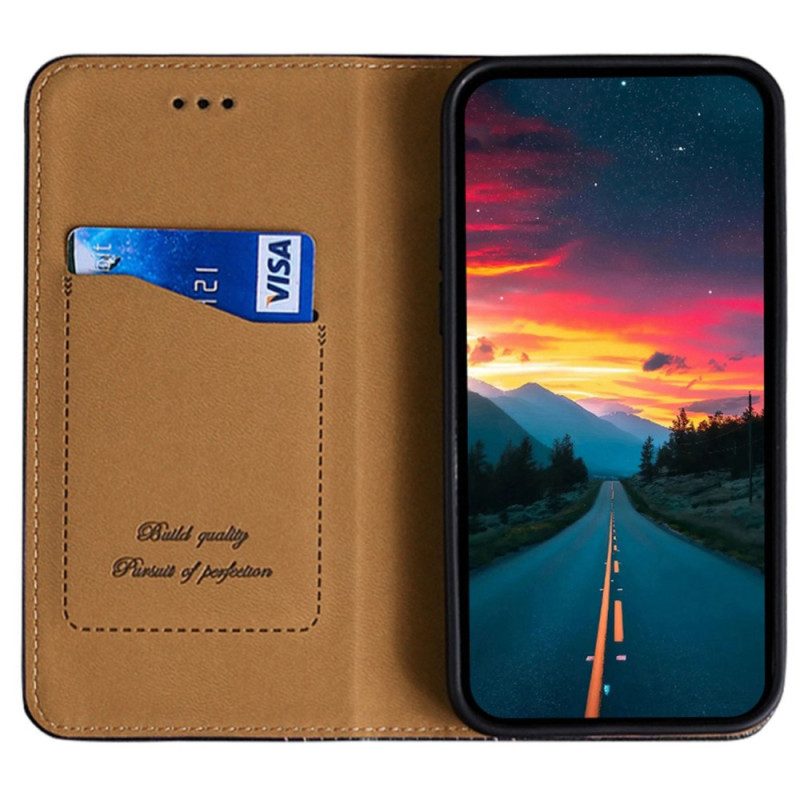 Schutzhülle Für Oppo Reno 8 Flip Case Vintage-kunstleder