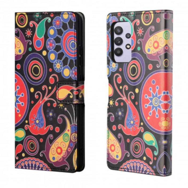 Flip Case Für Samsung Galaxy A32 Galaxy-design