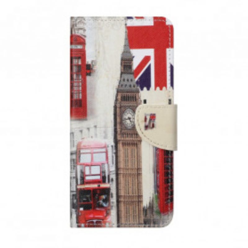 Flip Case Für Samsung Galaxy A32 Londoner Leben