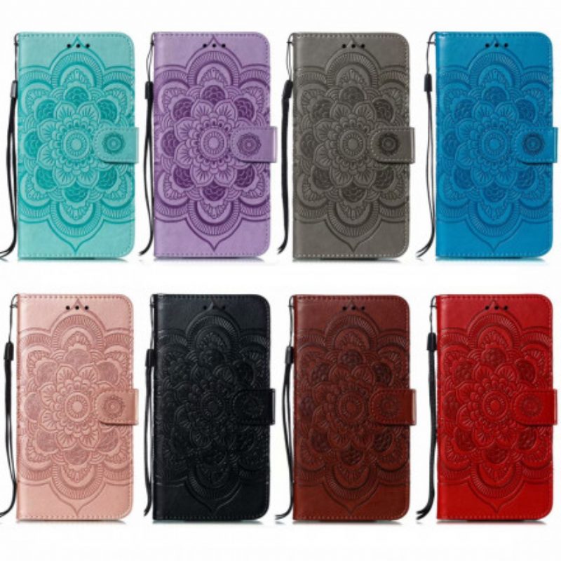 Flip Case Für Samsung Galaxy A32 Vollständiges Mandala