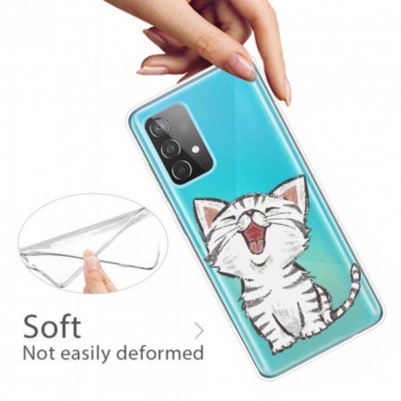 Handyhülle Für Samsung Galaxy A32 Süße Katze