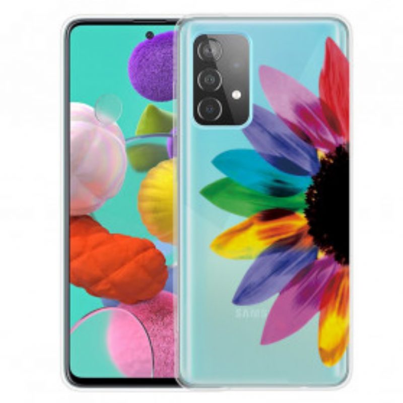 Hülle Für Samsung Galaxy A32 Bunte Blume