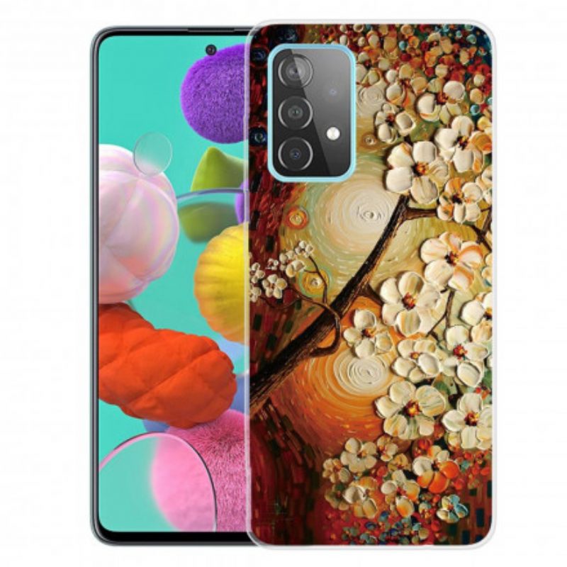 Hülle Für Samsung Galaxy A32 Flexible Blumen