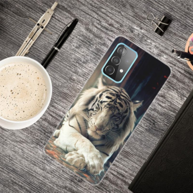 Hülle Für Samsung Galaxy A32 Flexibler Tiger