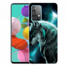 Hülle Für Samsung Galaxy A32 Königlicher Wolf