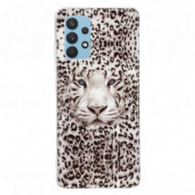 Hülle Für Samsung Galaxy A32 Leopard Fluoreszierend