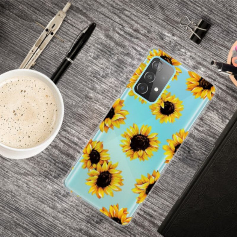 Hülle Für Samsung Galaxy A32 Sonnenblumen