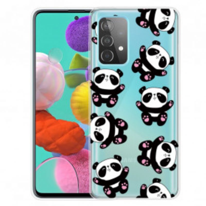 Hülle Für Samsung Galaxy A32 Top Pandas-spaß