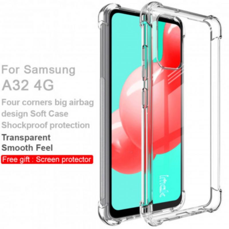 Hülle Für Samsung Galaxy A32 Transparentes. Seidiges Imak