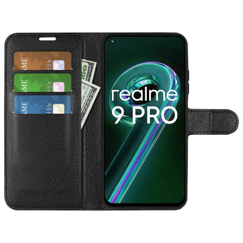 Lederhüllen Für Realme 9 Pro 5G Klassisch