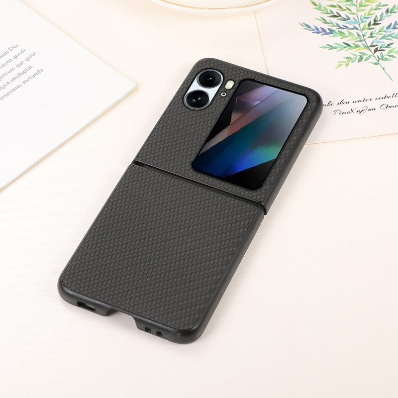 Handyhülle Für Oppo Find N2 Flip Flip Case Kohlefaser