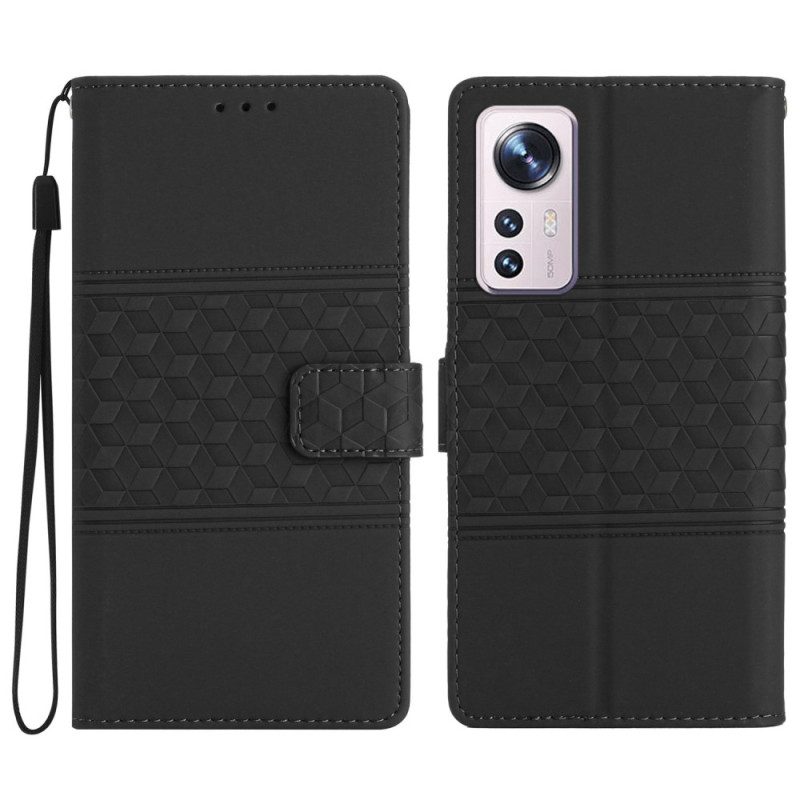 Flip Case Für Xiaomi 12 Lite 3d-würfel