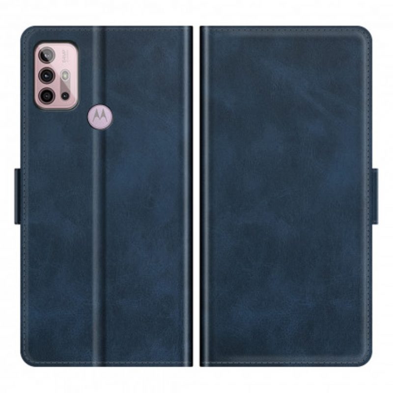 Flip Case Für Moto G30 / G10 Flip Case Doppelte Klappe