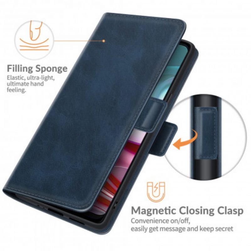 Flip Case Für Moto G30 / G10 Flip Case Doppelte Klappe