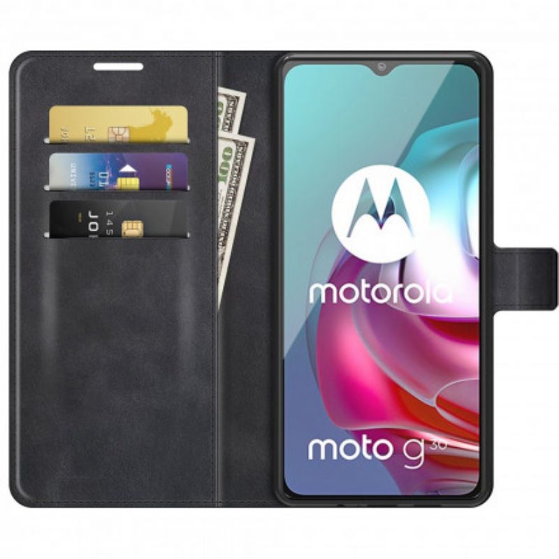 Flip Case Für Moto G30 / G10 Magnetverschluss