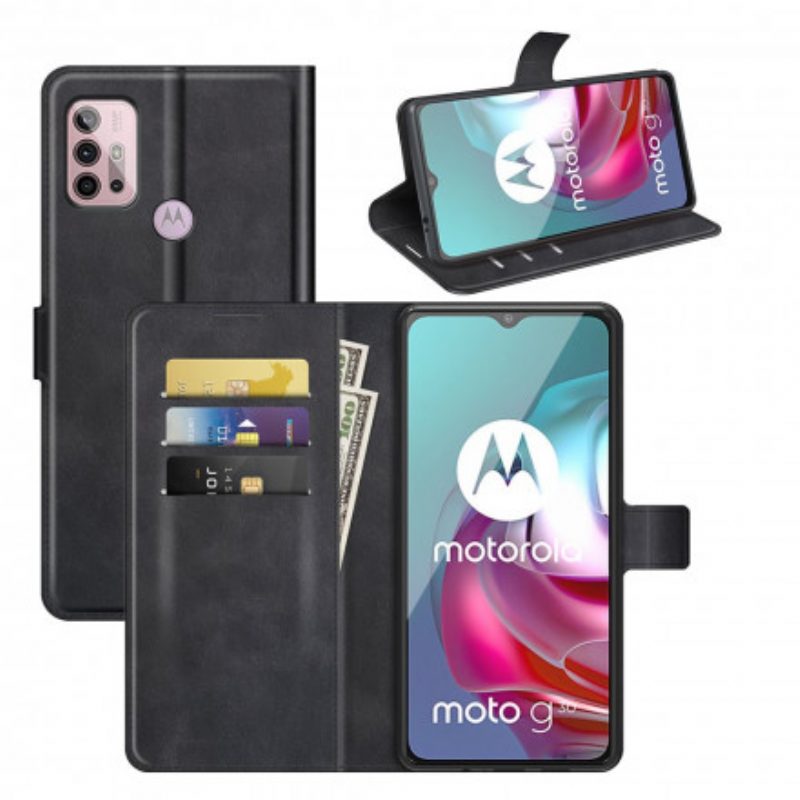 Flip Case Für Moto G30 / G10 Magnetverschluss