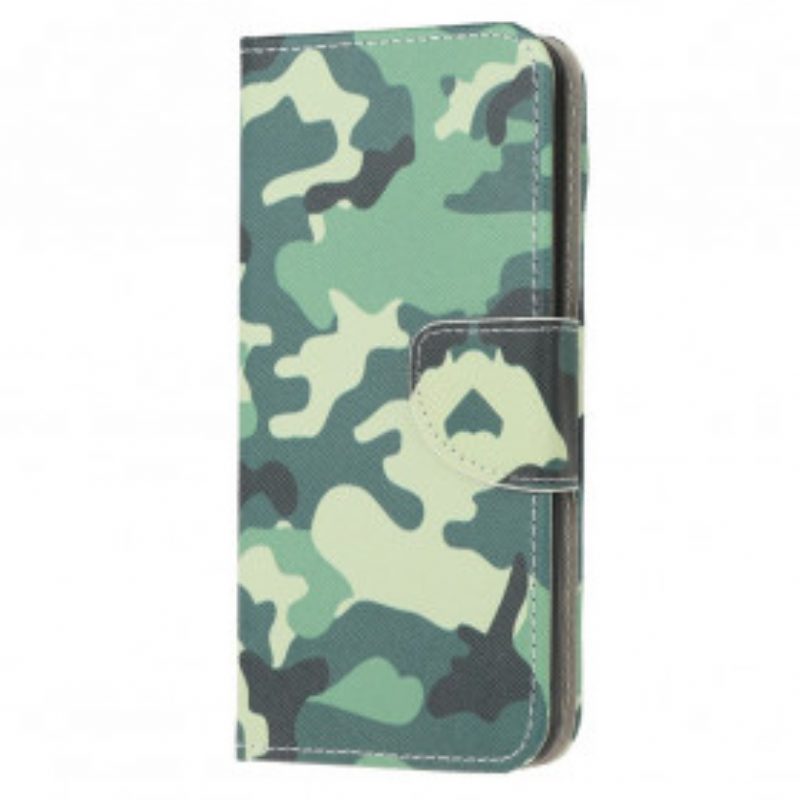 Flip Case Für Moto G30 / G10 Militärische Tarnung