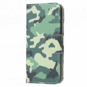 Flip Case Für Moto G30 / G10 Militärische Tarnung