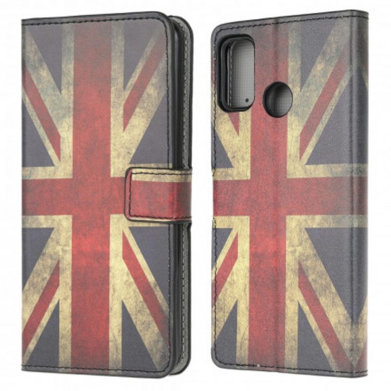 Lederhüllen Für Moto G30 / G10 England-flagge