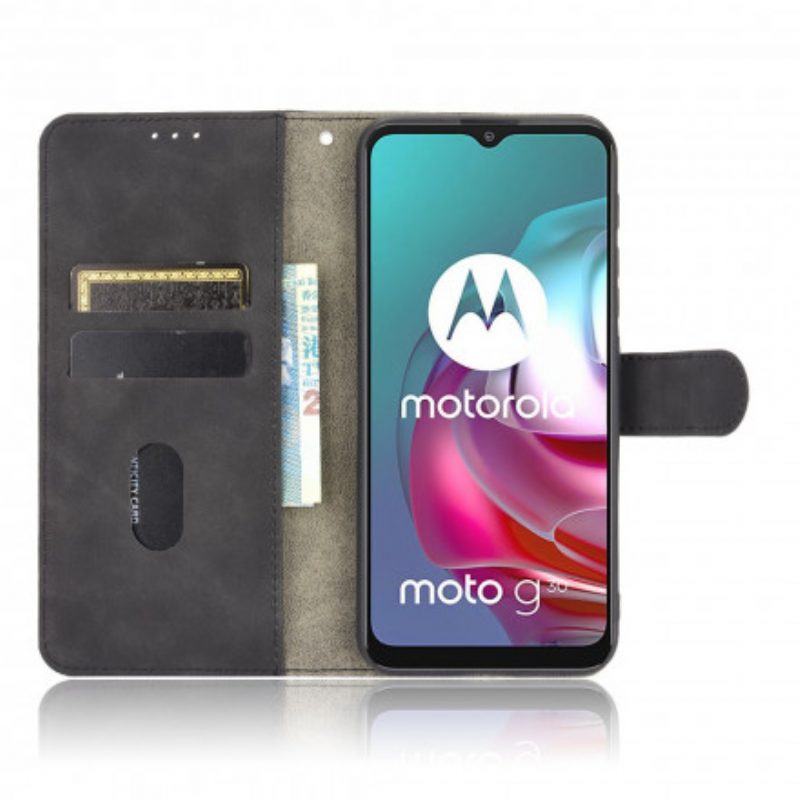 Lederhüllen Für Moto G30 / G10 Hautberührung