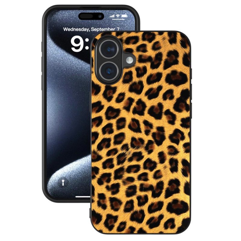 Hülle iPhone 16 Leoparden-stil