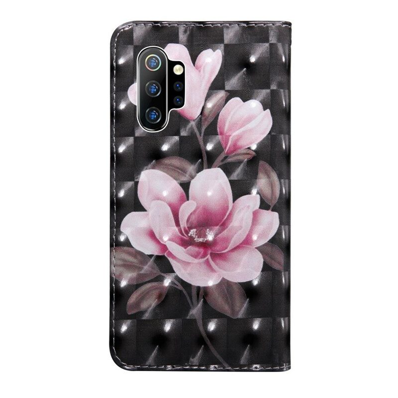 Flip Case Für Samsung Galaxy Note 10 Plus Blühende Blumen