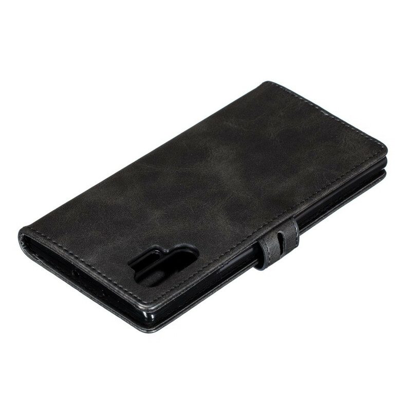 Flip Case Für Samsung Galaxy Note 10 Plus Kunstleder-kätzchen