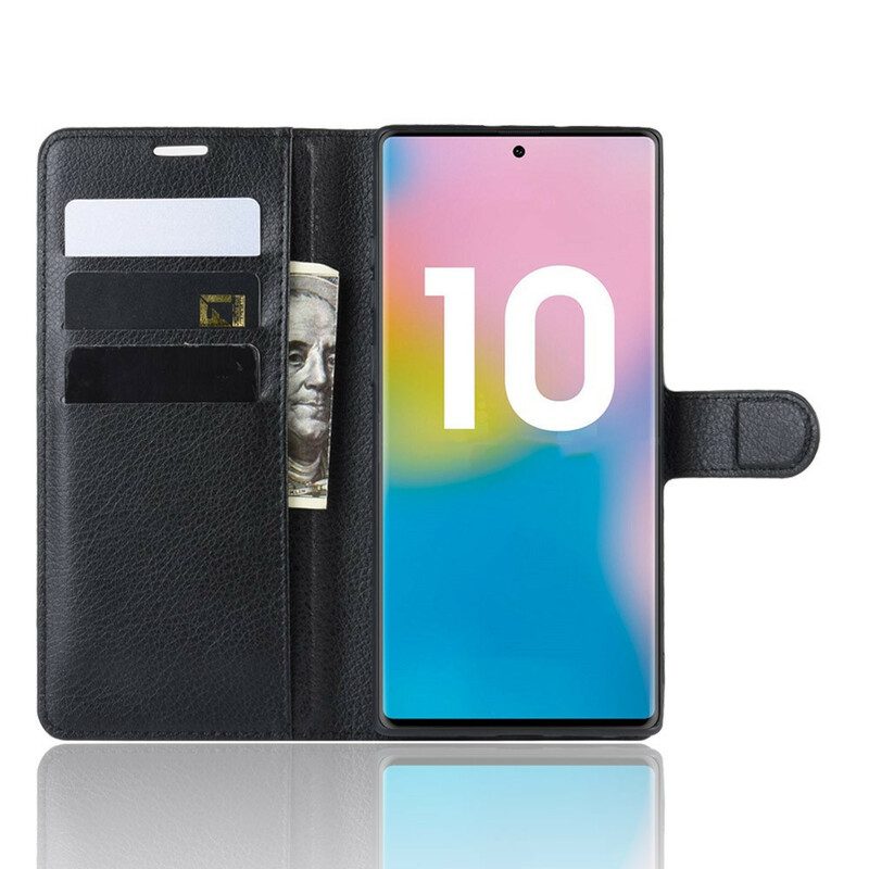 Lederhüllen Für Samsung Galaxy Note 10 Plus Klassische Farben