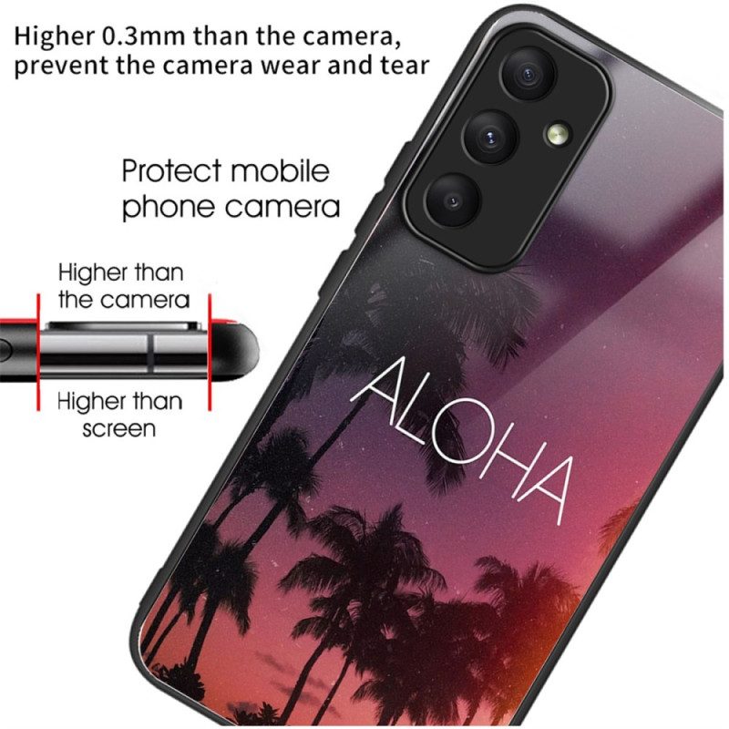 Hülle Samsung Galaxy A55 5g Aloha Gehärtetes Glas