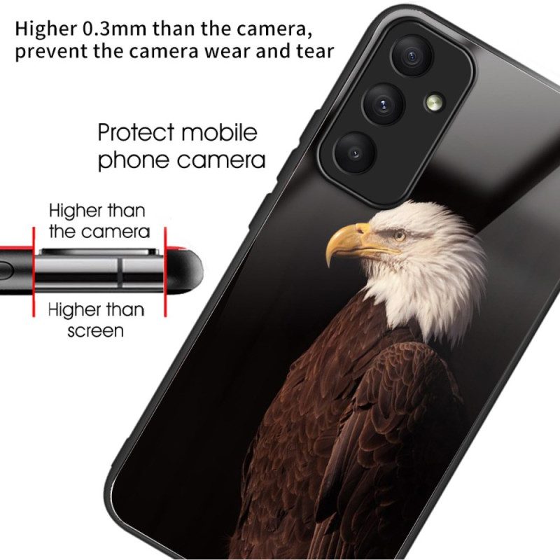 Hülle Samsung Galaxy A55 5g Handyhülle Eagle Gehärtetes Glas