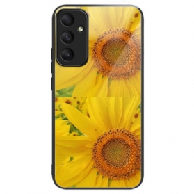 Hülle Samsung Galaxy A55 5g Handyhülle Sonnenblumen Aus Gehärtetem Glas