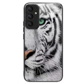 Hülle Samsung Galaxy A55 5g Handyhülle Weißes Tiger-hartglas