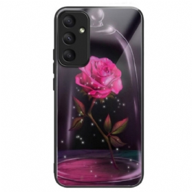 Hülle Samsung Galaxy A55 5g Rosa Gehärtetes Glas