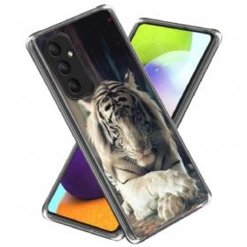 Hülle Samsung Galaxy A55 5g Weißer Tiger