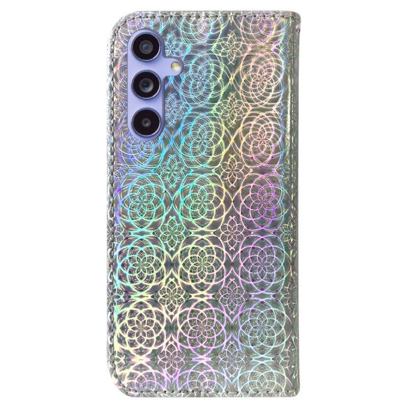 Lederhüllen Für Samsung Galaxy A55 5g Riemchen-disco-stil