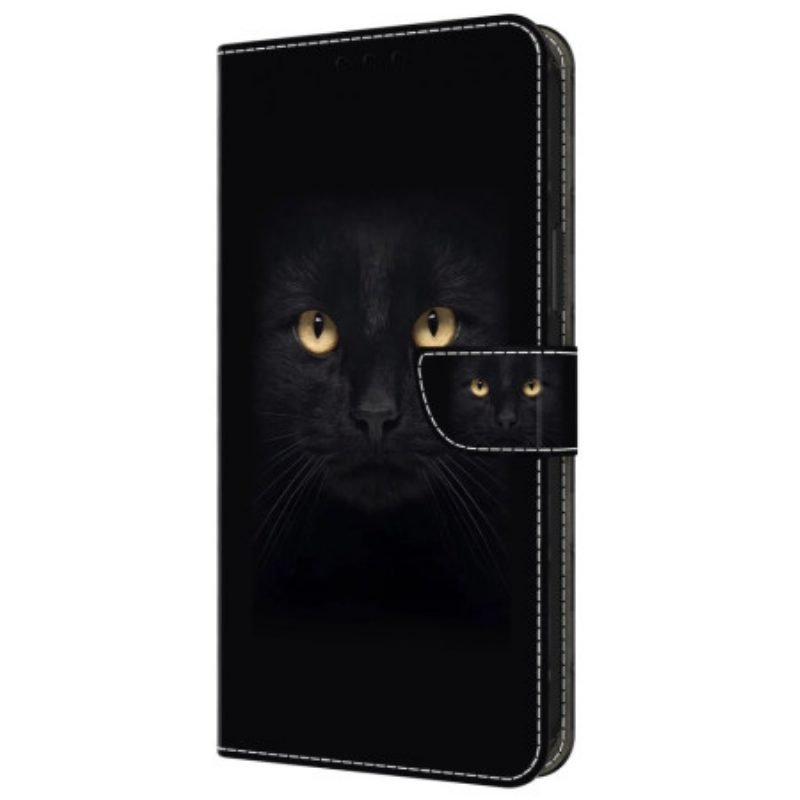 Lederhüllen Samsung Galaxy A55 5g Schwarze Katze