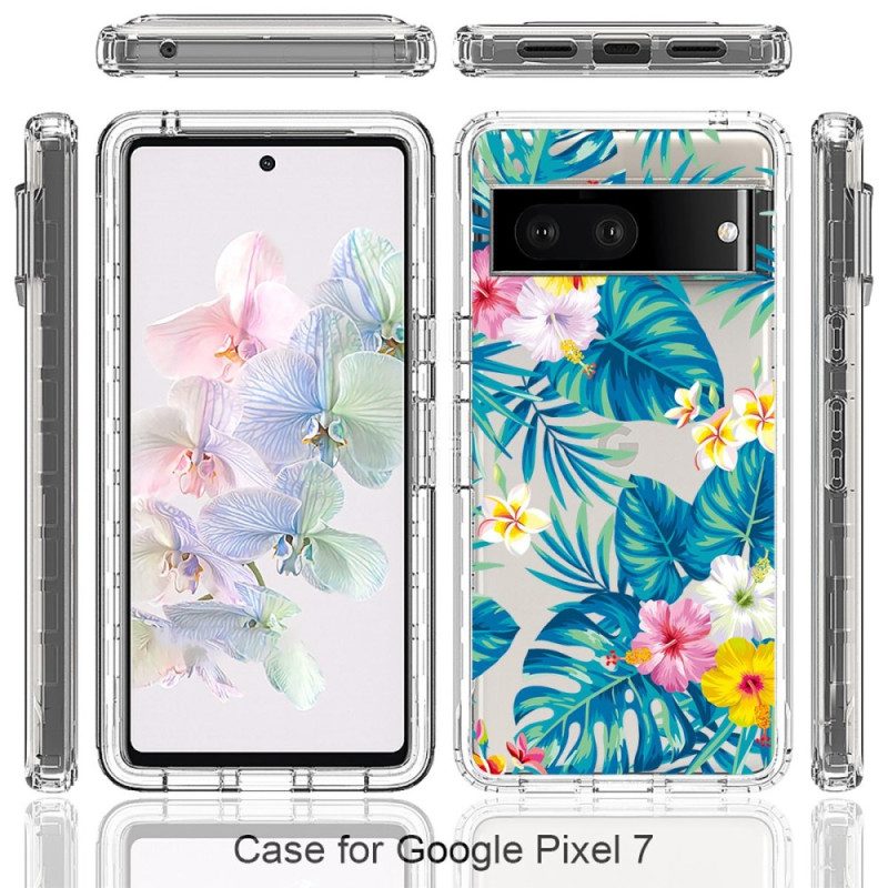 Hülle Für Google Pixel 7 Ausgefallene Blumen