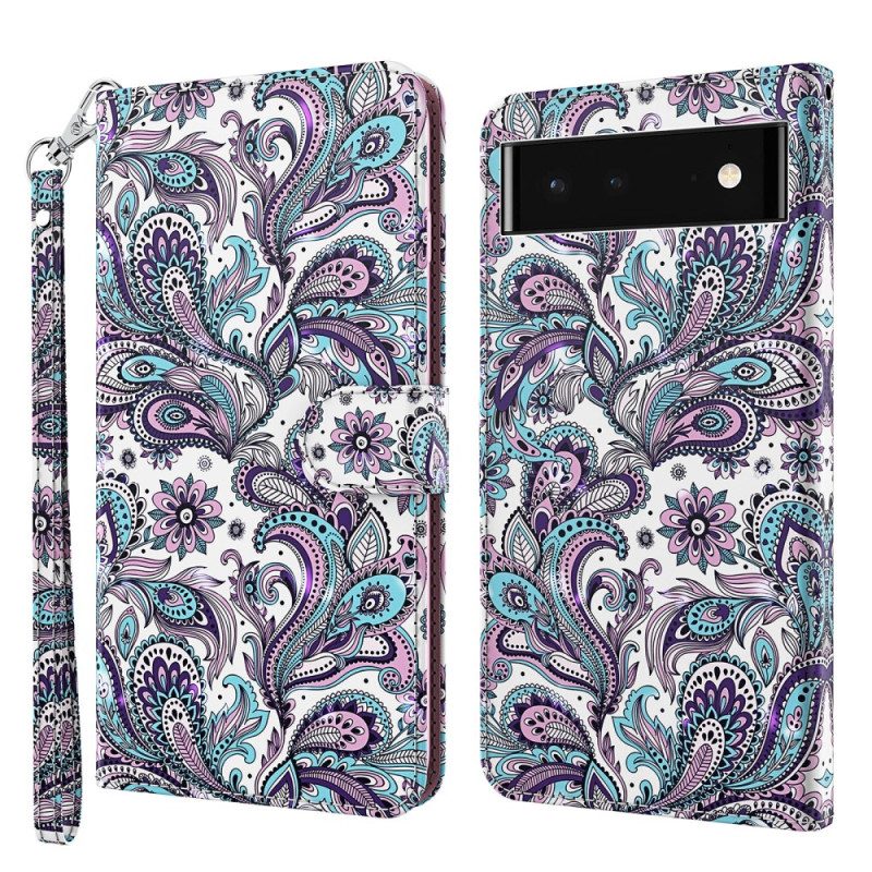 Lederhüllen Für Google Pixel 7 Paisley