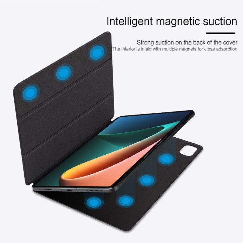 Case Für Xiaomi Pad 5 Echtes Leder Wake