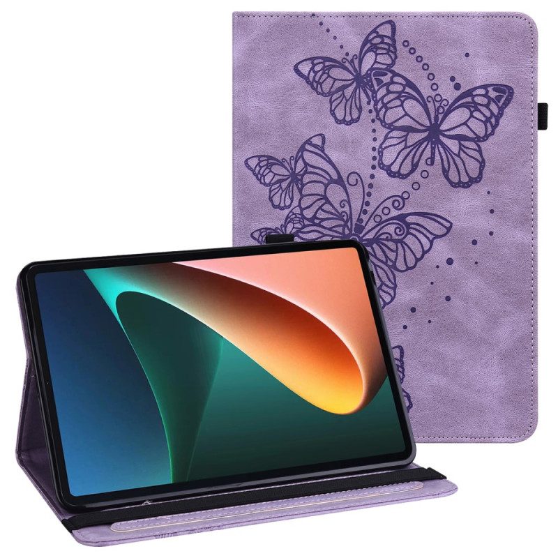 Case Für Xiaomi Pad 5 Multifunktionales Schmetterlingsmuster