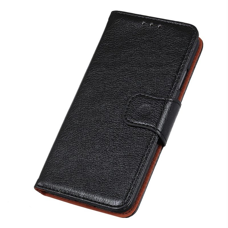 Flip Case Für Samsung Galaxy M33 5G Echtes Nappaleder