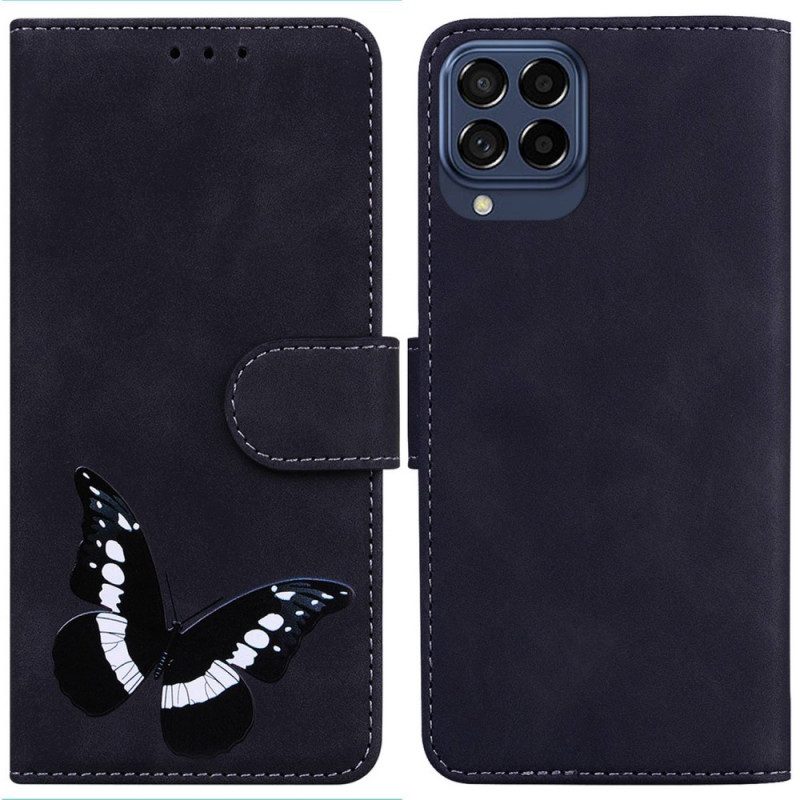 Flip Case Für Samsung Galaxy M33 5G Schmetterling