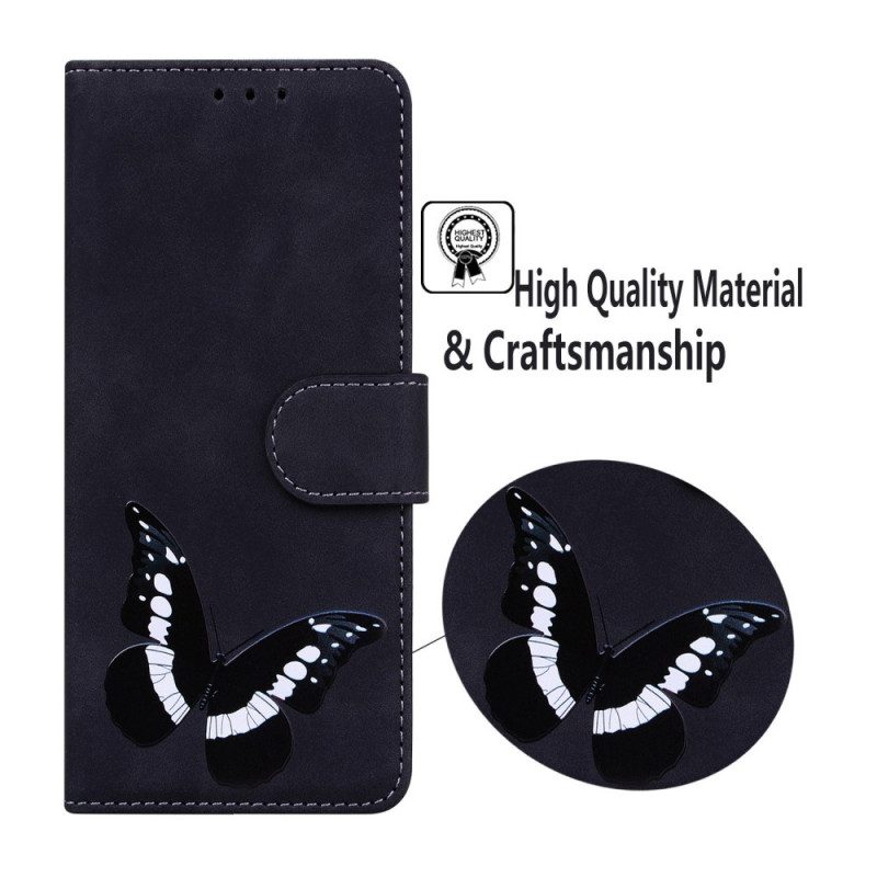 Flip Case Für Samsung Galaxy M33 5G Schmetterling