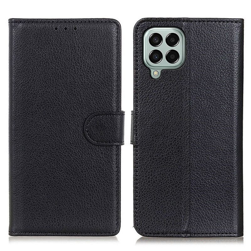 Flip Case Für Samsung Galaxy M33 5G Traditionelles Kunstleder