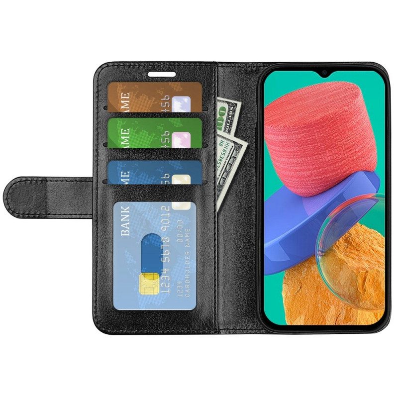 Flip Case Für Samsung Galaxy M33 5G Vintage-kunstleder